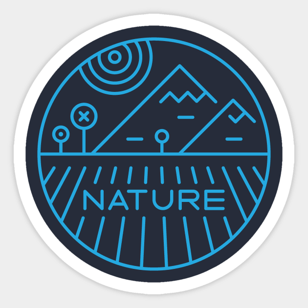 Nature Badge Designer Sticker by MrWeissman